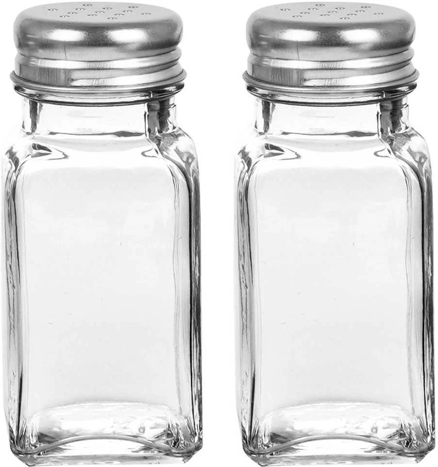 Alpina Salière et Poivrière en Verre 2 Pièces