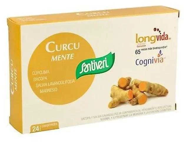 Santiveri Curcu Mente 24 tabletės
