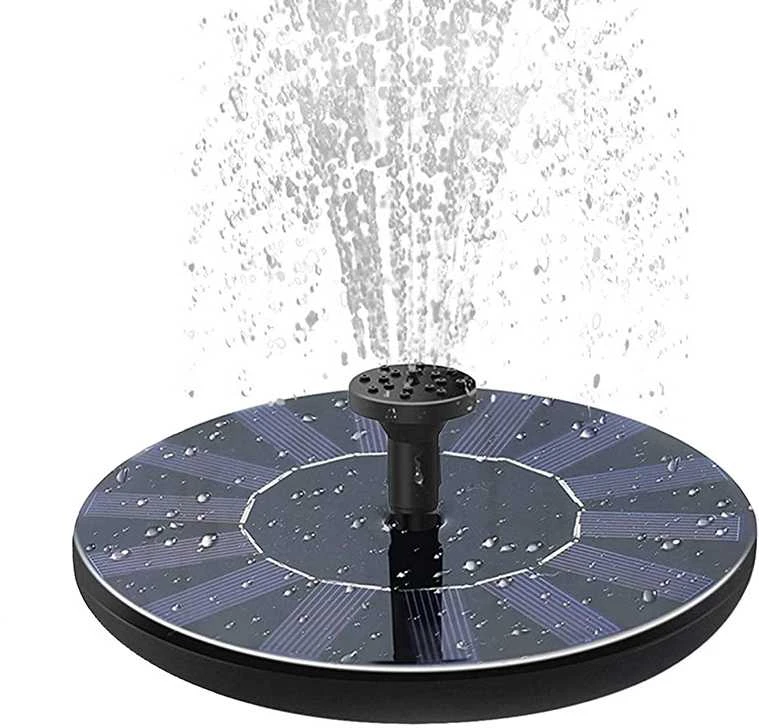 Saulės energija maitinamas plūduriuojantis fontanas su pompa, 16 cm