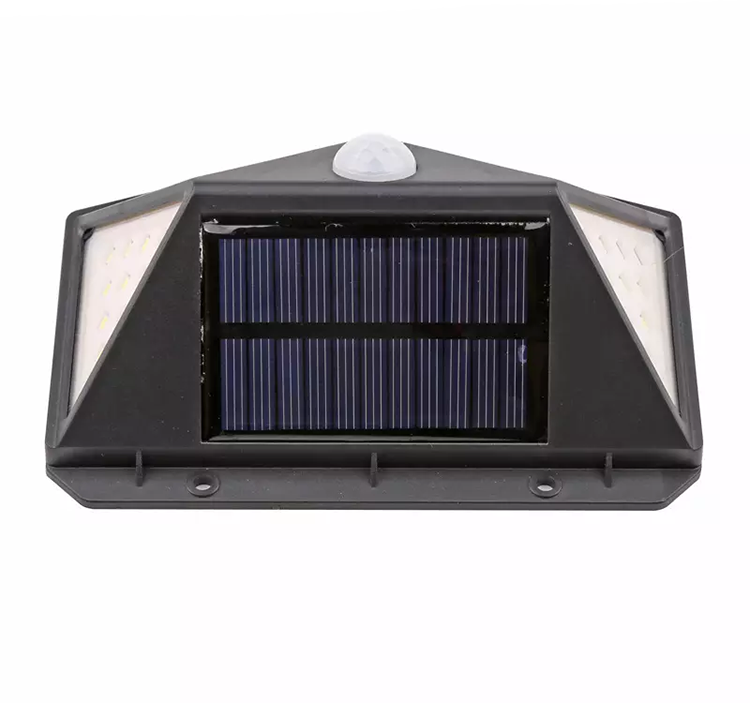 Saulės lempa 100 LED su judesio ir prietemos jutikliais