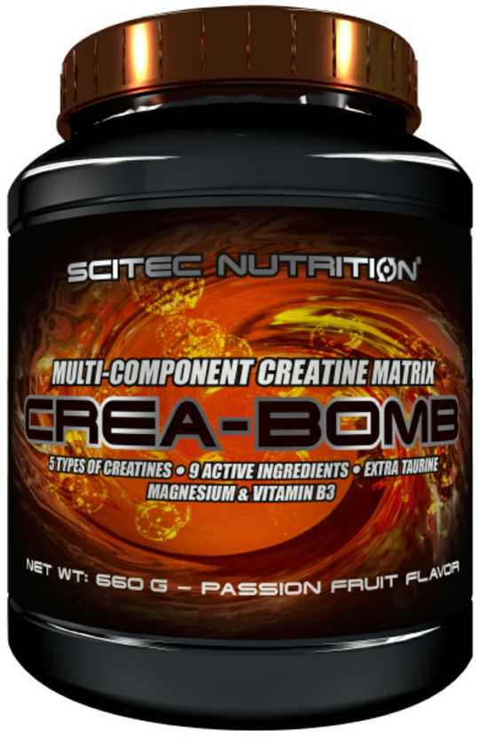 Scitec Kreatino Mišinys Crea-Bomb 660g – Pasifloros
