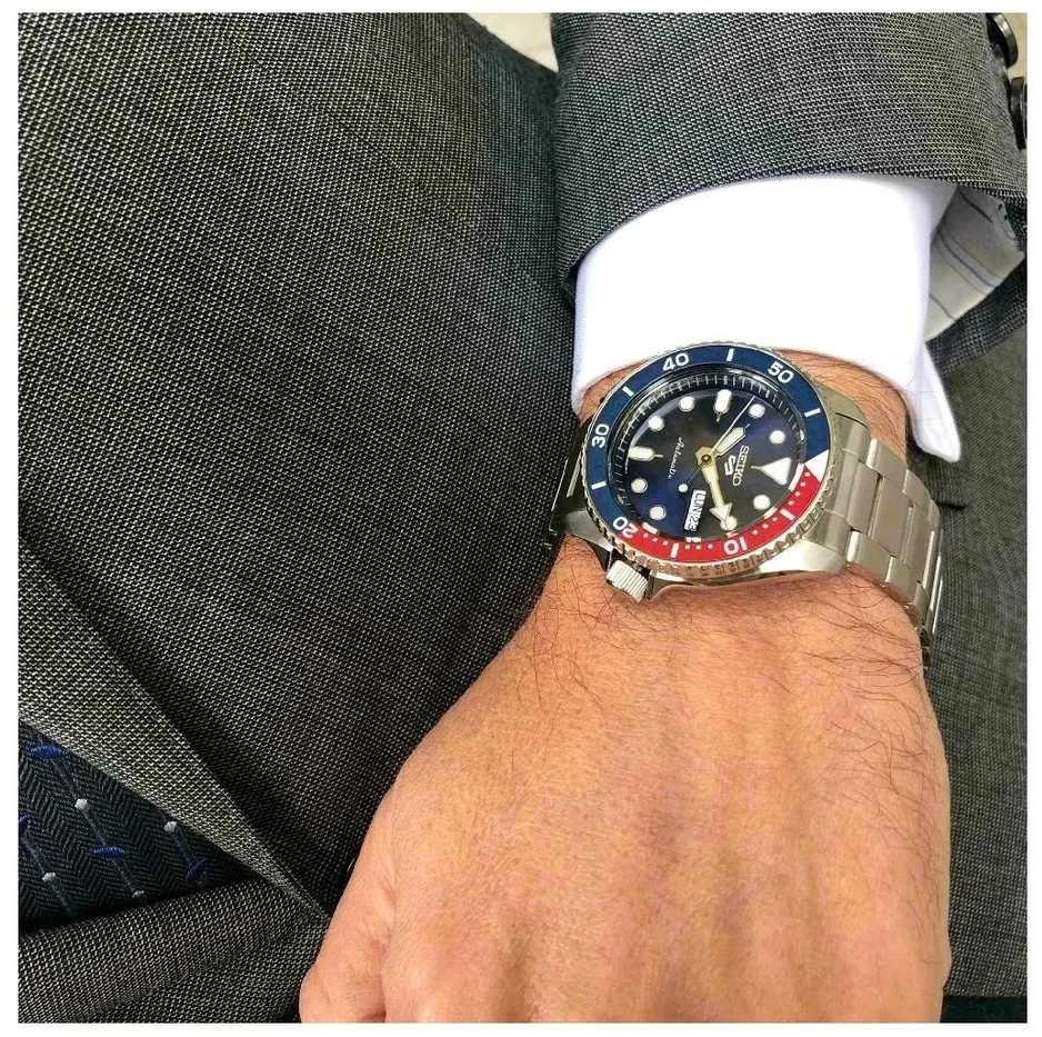 SEIKO 5 Sports vyriškas laikrodis SRPD53K1+ dėžutė