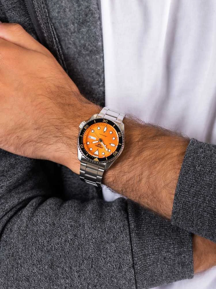 SEIKO 5 Sports vyriškas laikrodis SRPD59K1 automatinis + dėžutė