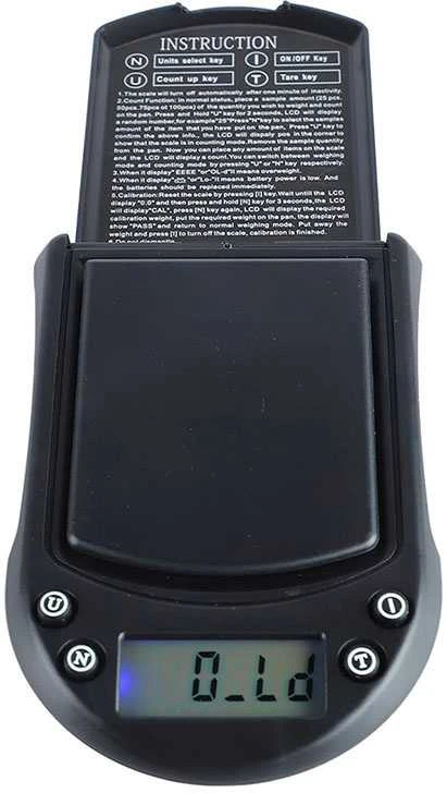 Virtuvinės svarstyklės Elektroninės juvelyrinės svarstyklės 500g/0,1g