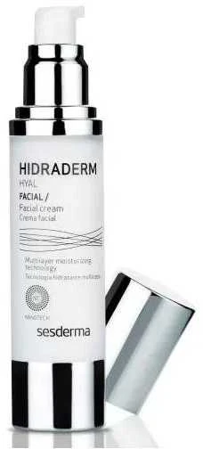 Sesderma Hidraderm Hyal Facial Cream Drėkinamasis veido kremas su hialurono rūgštimi, 50 ml