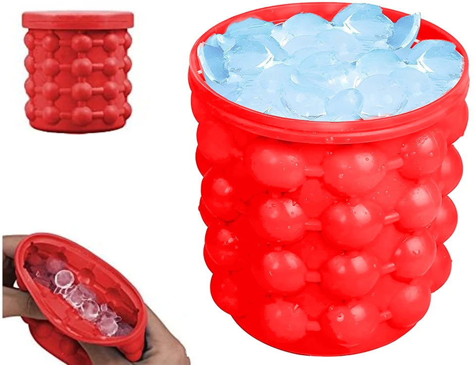 Silikoninė ledo formelė kibirėlis, 14 cm