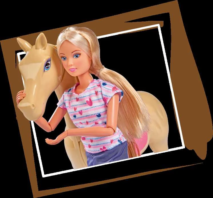„Simba Steffi Love Doll“ su arkliu su aksesuarais