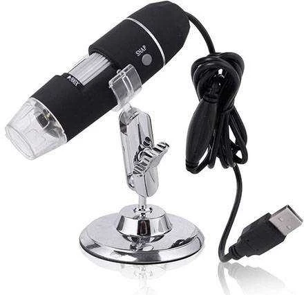 Skaitmeninis mikroskopas - trichoskopas su USB jungtimi ir 1000x priartinimu
