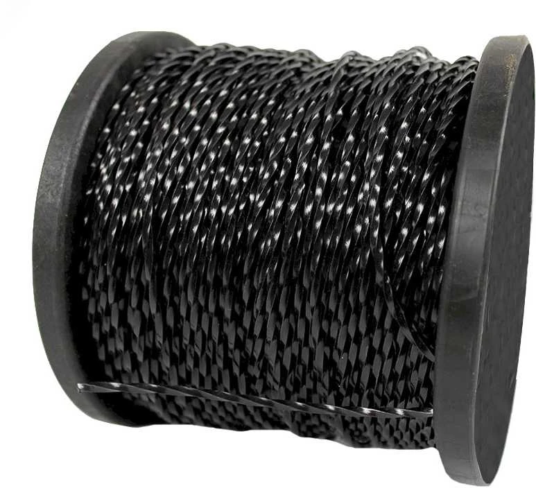 Žoliapjovės valas 2,4 mm, 100 m, karboto profilio