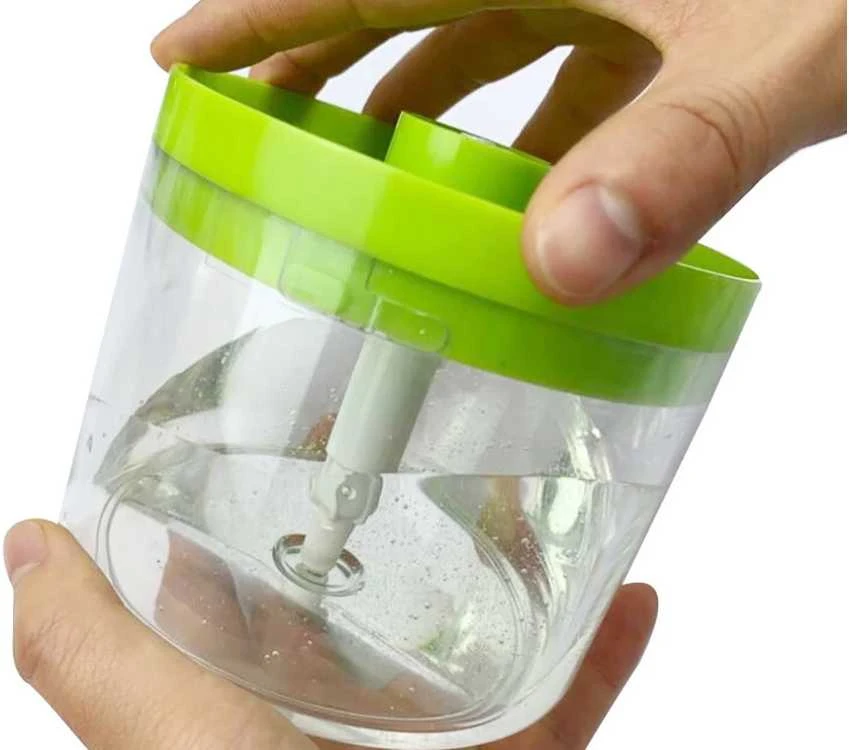 Indų ploviklio dozatorius su kempinėle, 500ml, žalias