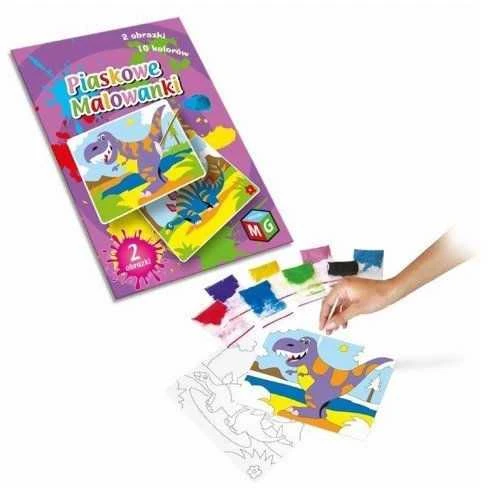 Multigra Dinozaurų smėlio tapyba rinkinys