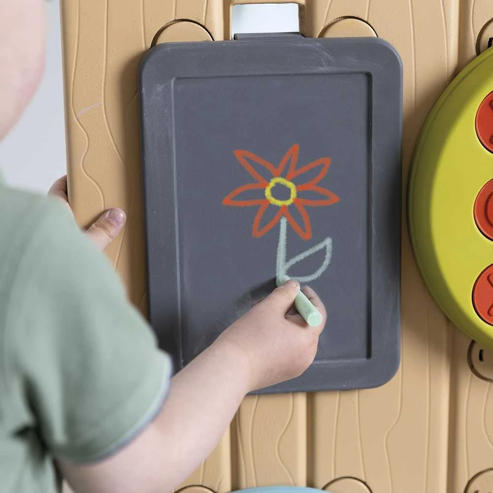 Smoby dvigubos rūšies veiklos siena - Montessori manipuliacija