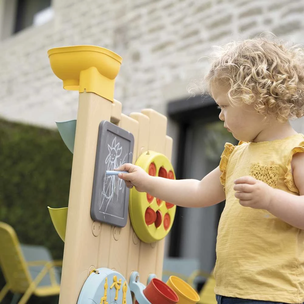 Smoby dvigubos rūšies veiklos siena - Montessori manipuliacija