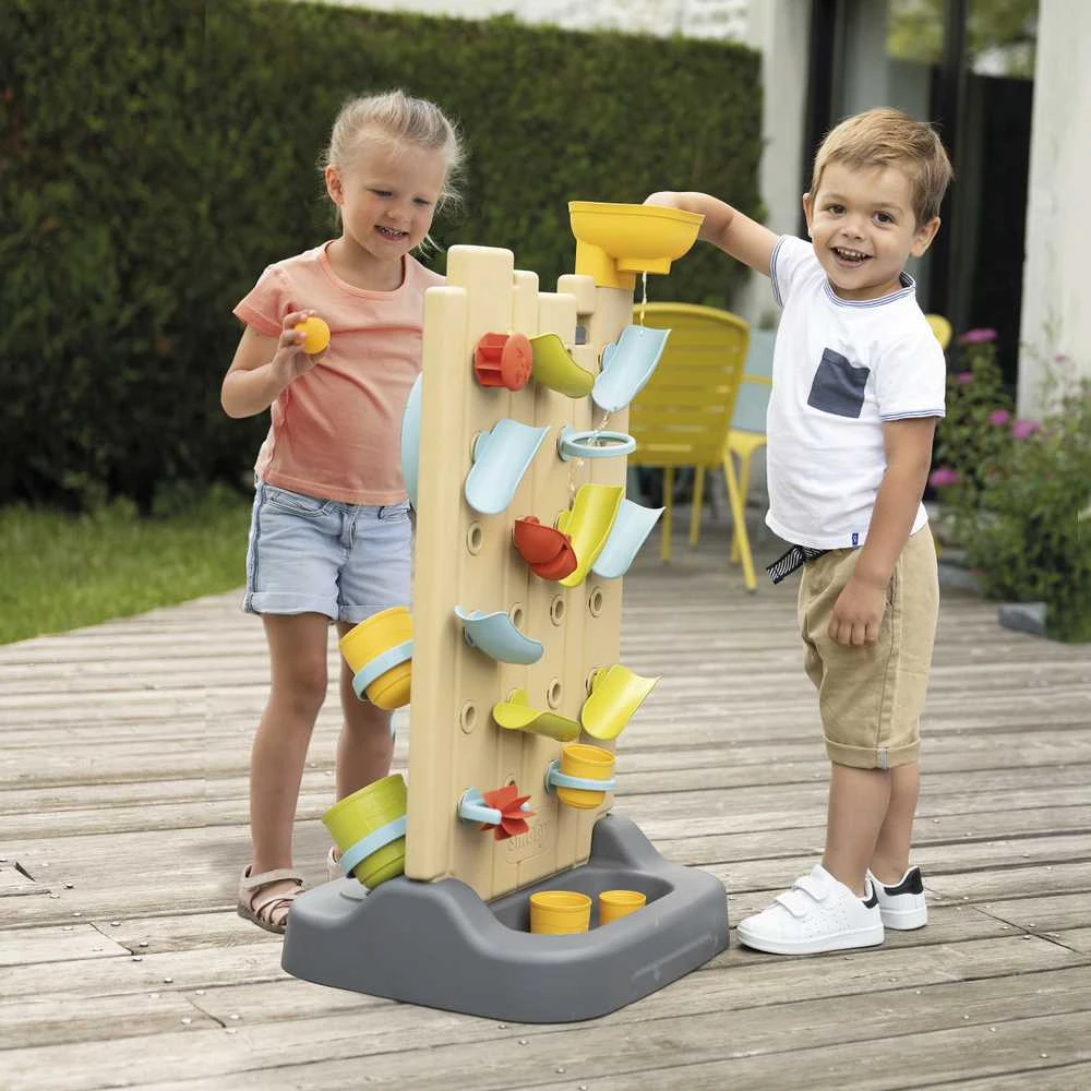 Smoby dvigubos rūšies veiklos siena - Montessori manipuliacija