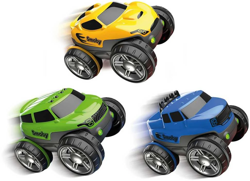 „Smoby Flextreme“ automobilis su šviesa į trasą