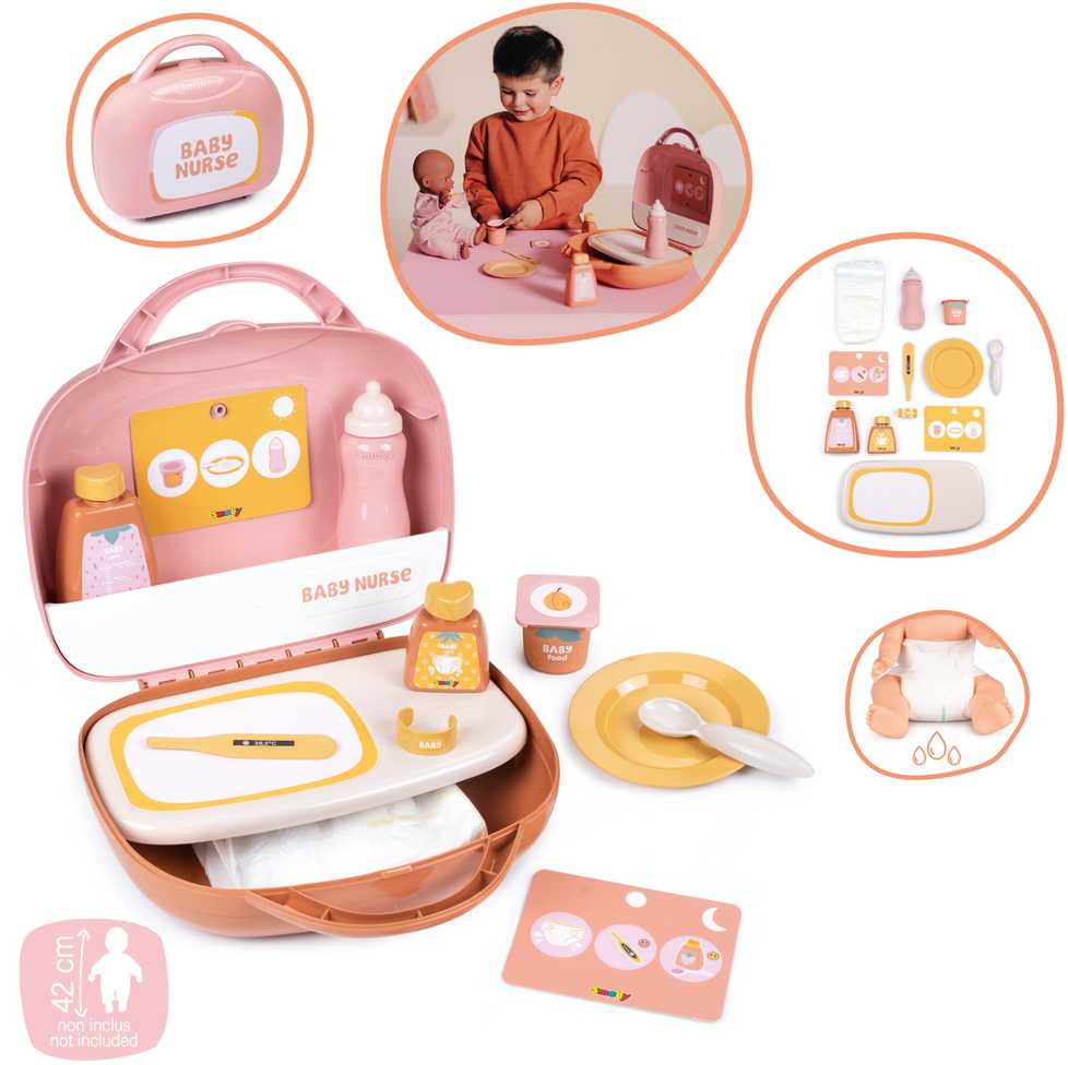 Smoby Baby Nurse auklės lagaminėlis