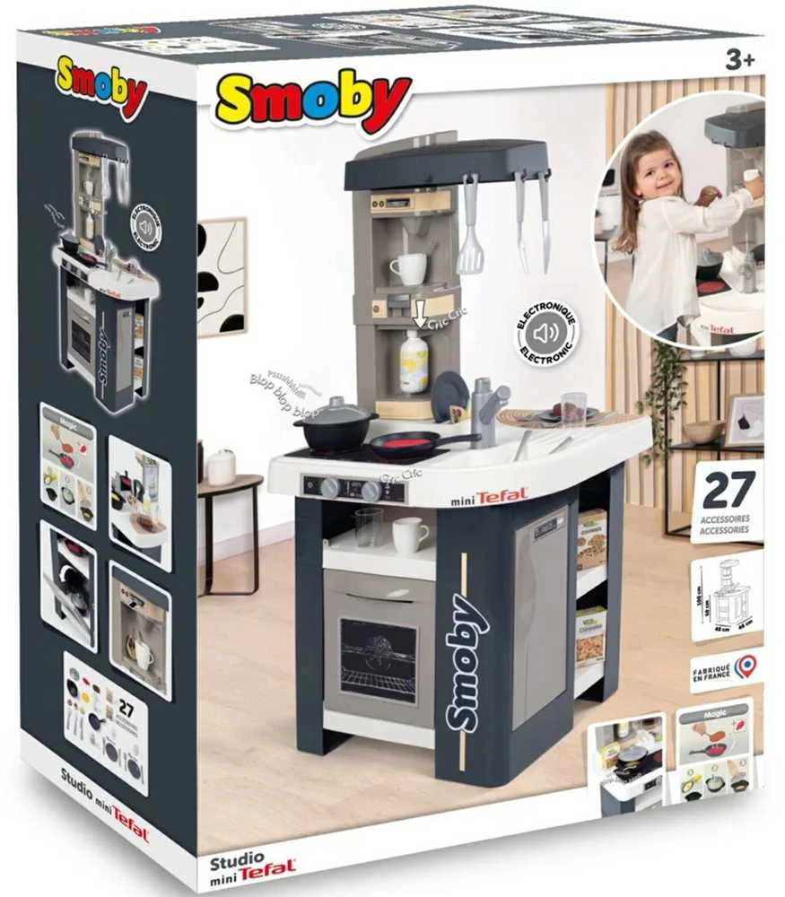 „Smoby Minitefal“ virtuvės elektroniniai + 27 priedai