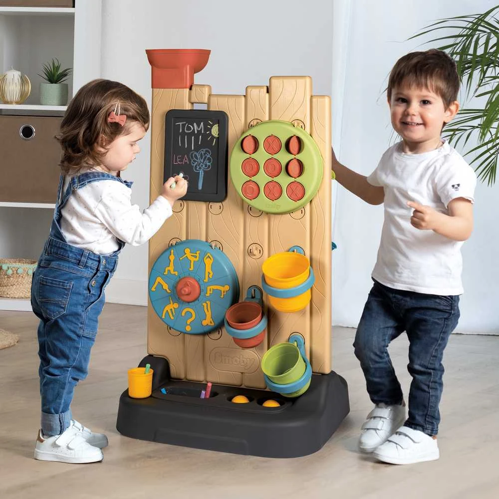 Smoby Žaidimų Sienelė, 6 veiklų su 29 aksesuarais