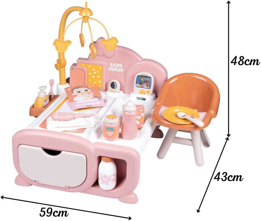 Elektrinis auklės kampelis Smoby Baby Nurse 1254
