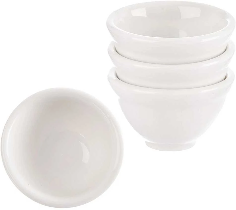 Excellent Houseware Snackkom porceliano užkandžių indų rinkinys 4 vnt. 6 cm, 40 ml