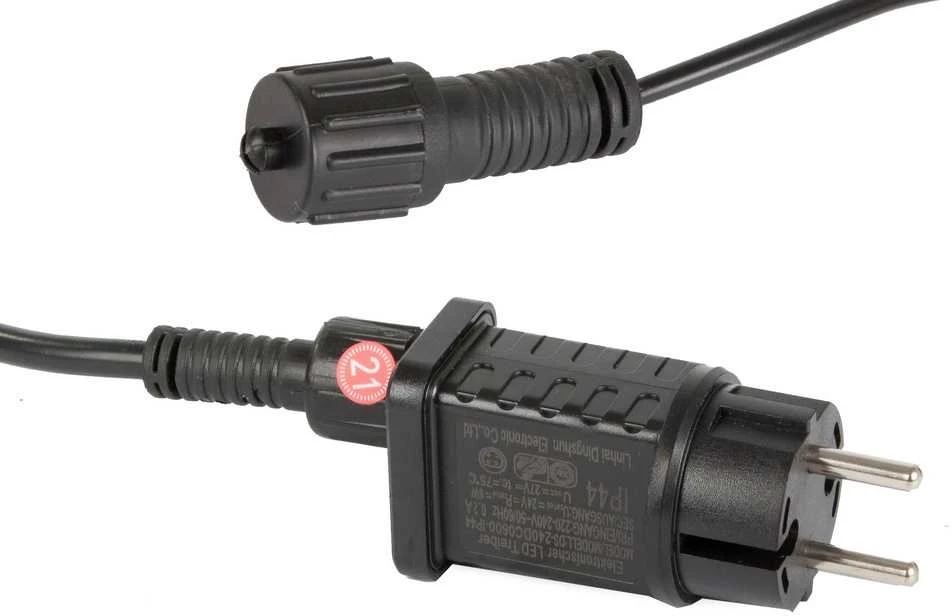 Sodo lemputės LED girlianda E27 20m, 20 lempučių