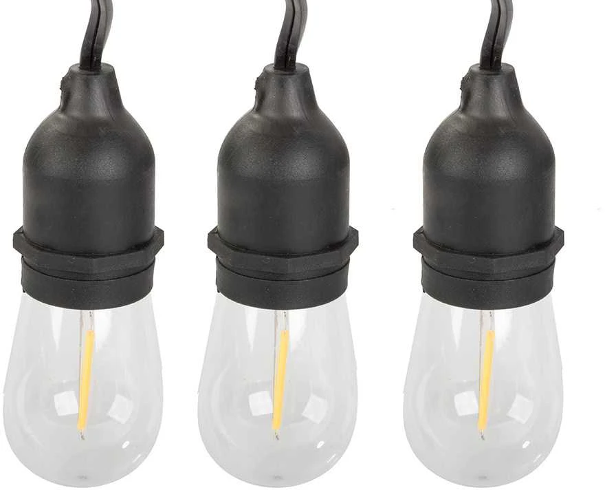 Sodo lemputės LED girlianda E27 20m, 20 lempučių