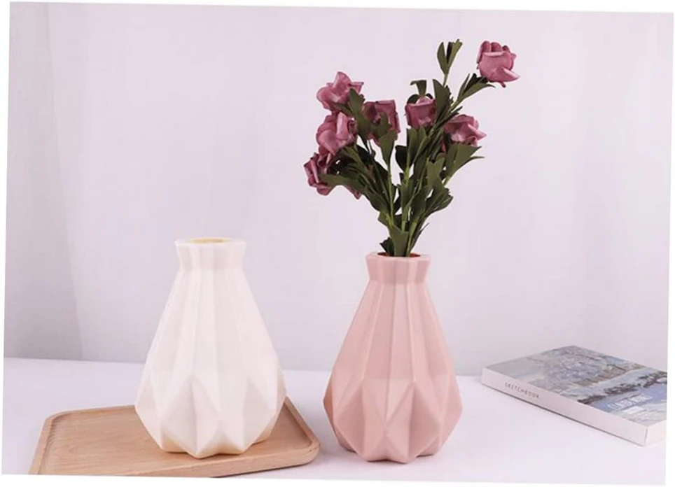 Plastikinė vaza gėlėms, 20 cm