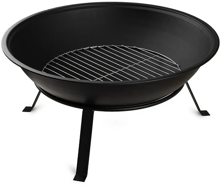 Lauko židinys su stovu ir grotelėmis, 55 cm