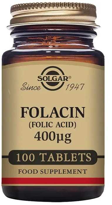 Solgar Folacin 400mg 100 tablečių