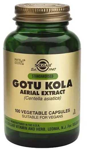 Solgar Spf Gotu Kola oro ekstraktas 100 kapsulių