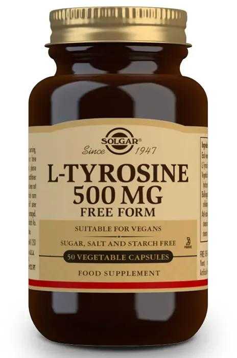 Solgar L-Tyrosine 500mg 50 kapsulių