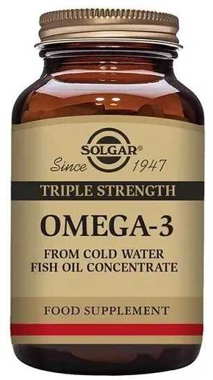 Solgar Omega-3 trigubas koncentratas 50 kapsulių