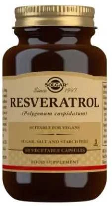 Solgar Resveratrol 100mg 60 kapsulių