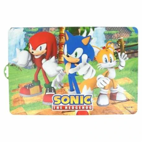 Sonic Ežiuko padėklas ant stalo