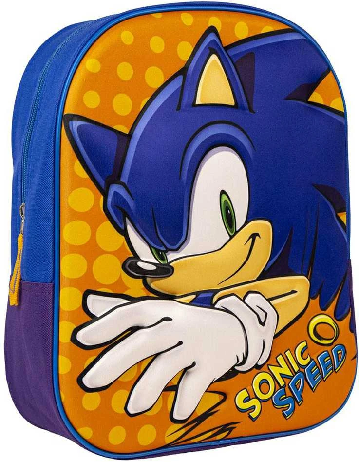 Sonic kuprinė su 3D motyvu