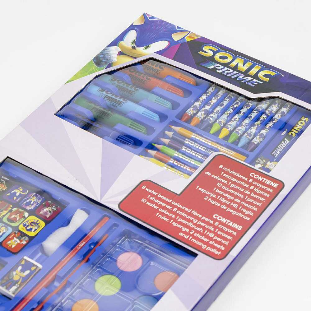 CERDÁ Sonic piešimo priemonių rinkinys lagaminėlyje