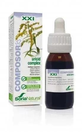 maisto papildas padedantis gydyti podagra Soria Composor 32 Uricid Complex S Xxi