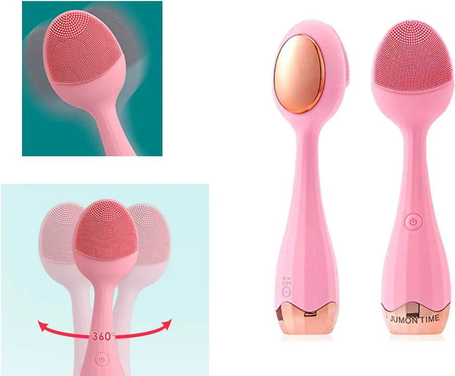 Veido valymo šepetėlis su masažu IPX5, 18 cm