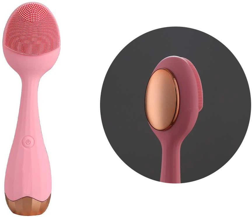 Veido valymo šepetėlis su masažu IPX5, 18 cm