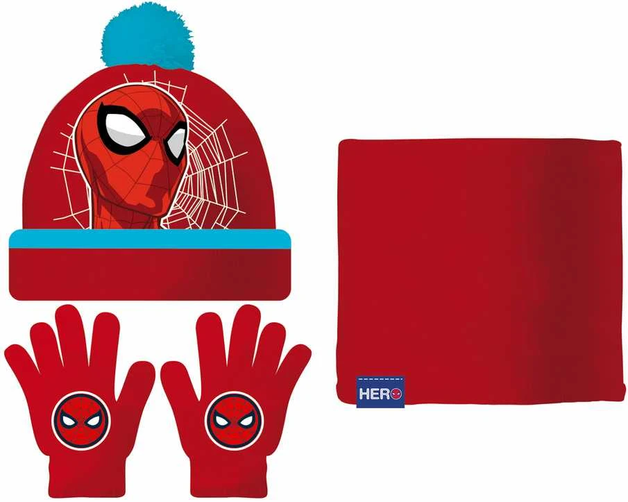 SPIDER-MAN Spiderman pirštinių ir kepurės komplektas žiemai