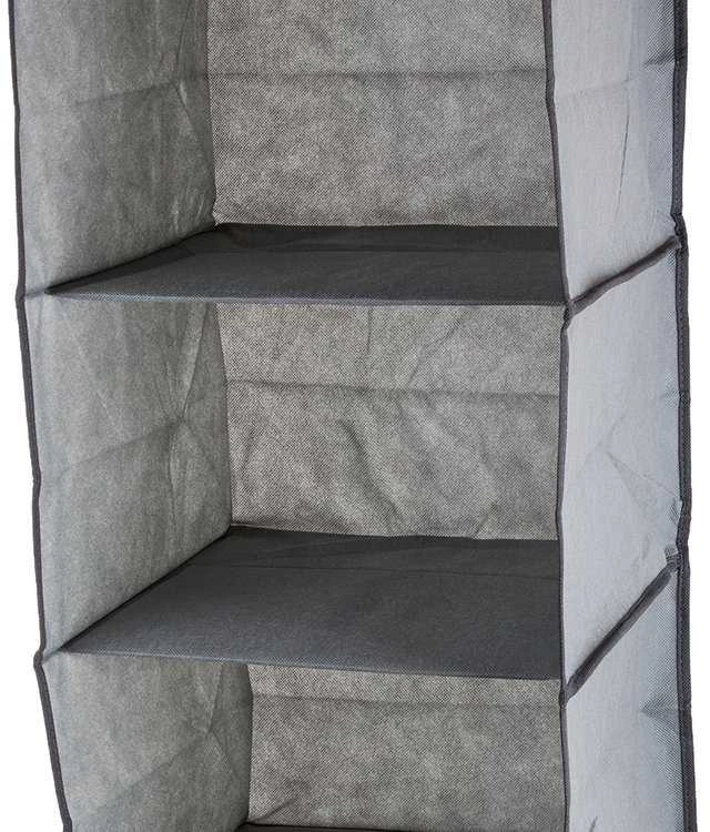 Kabantis lentynėlių organizatorius spintai, 3 lentynos, 30x30x60 cm