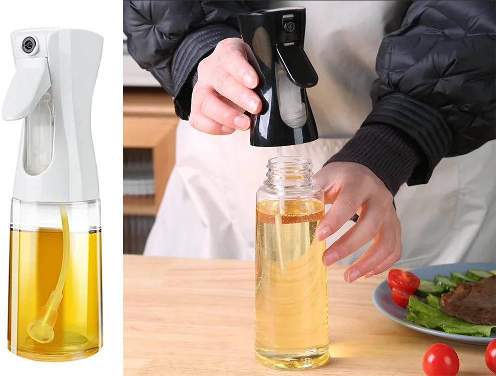 Aliejaus ir acto purkštuvas 200 ml stiklinis
