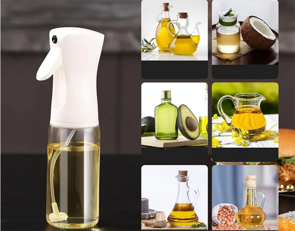 Aliejaus ir acto purkštuvas 200 ml stiklinis