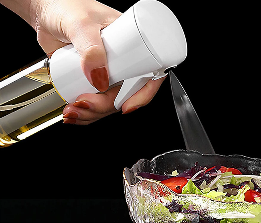 Aliejaus ir acto purkštuvas 200 ml stiklinis