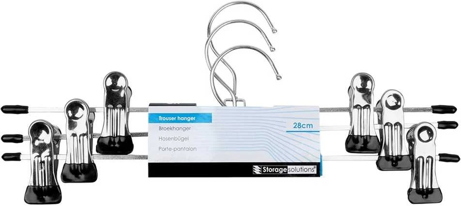 Storage Solutions Metalinis kabyklų rinkinys 3 vnt. su spaustukais