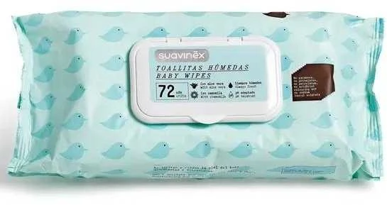 Suavinex drėgnos servetėlės 72 vnt