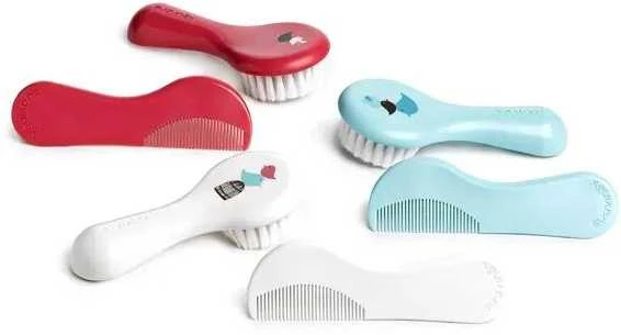 Suavinex rinkinys Cepillo-Peine 0m Blanco