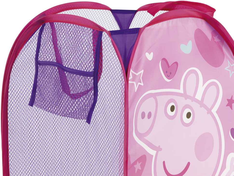 Sulankstomas krepšelis / konteineris Peppa Pig žaislams