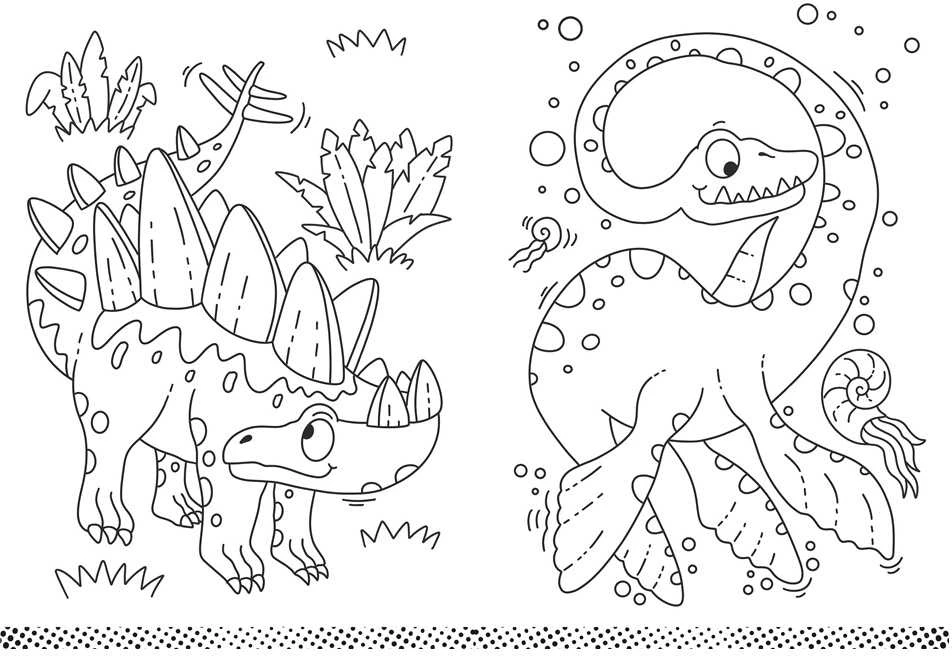 Aksjomat Super Dinozaurai. Piešimo knyga berniukams KS1034