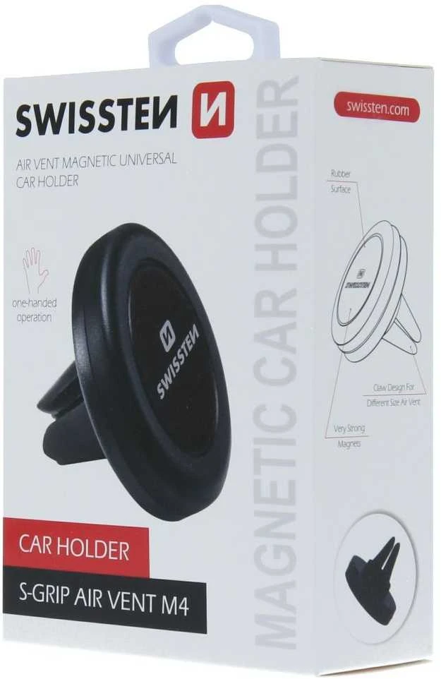 „Swissten S-Grip AV-M4“ magnetinio automobilio laikiklis